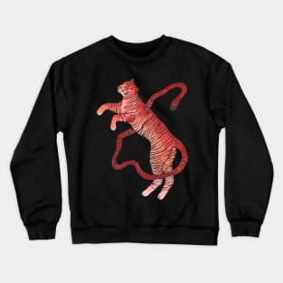 Red beautiful zodiac tiger Crewneck Sweatshirt